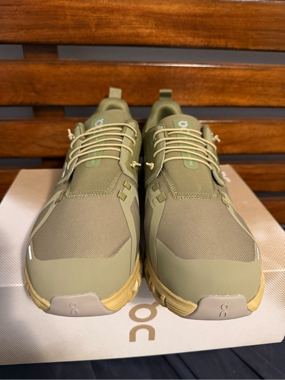 BRAND NEW* On Cloud 6 Waterproof Olive Safari 3MF10062231 Men's Sz 11.5 - Picture 2 of 6